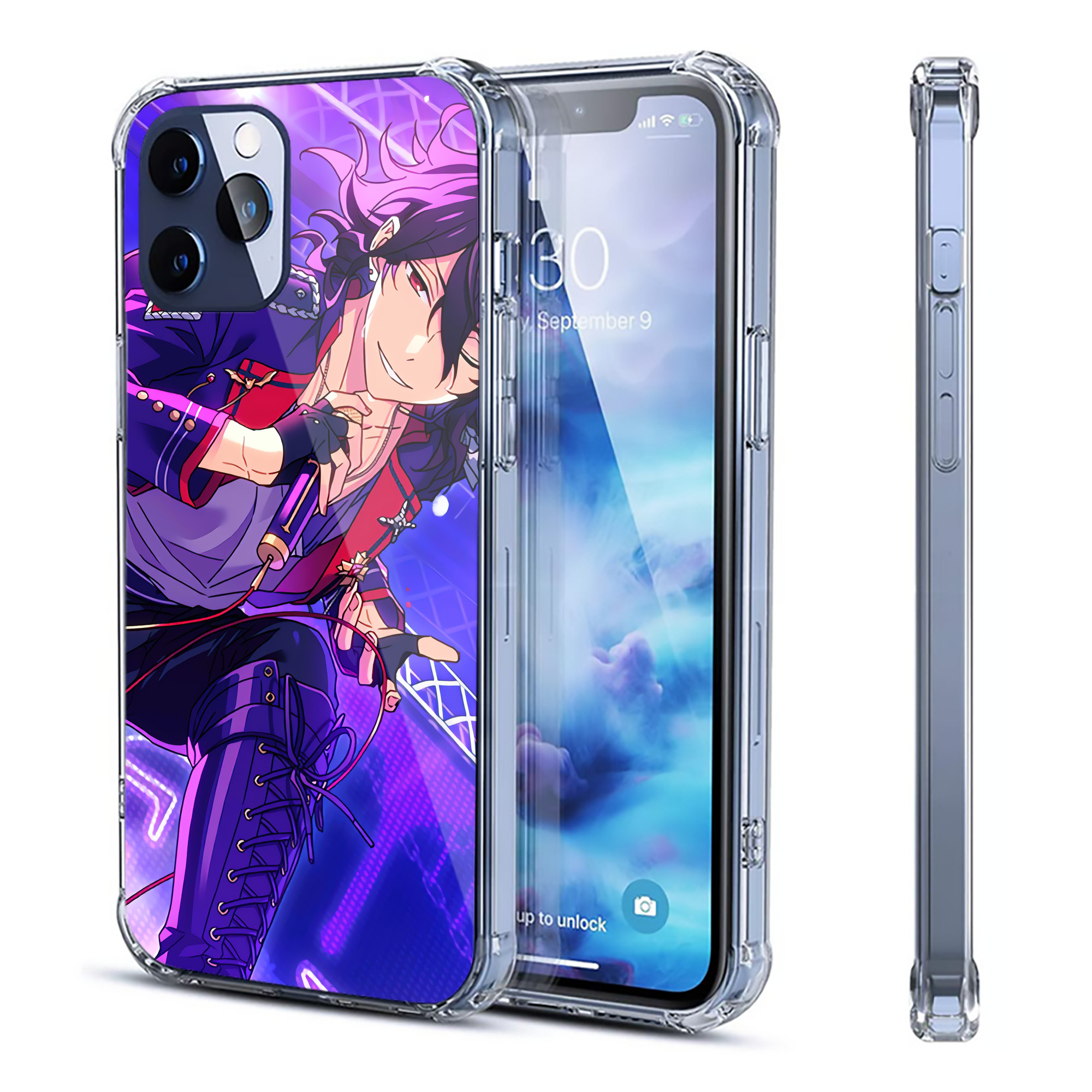 （画像用） あんさんぶるスターズ! Ensemble Stars 【iPhone 12シリーズ対応】透明スマホケース（クリアソフトケース）